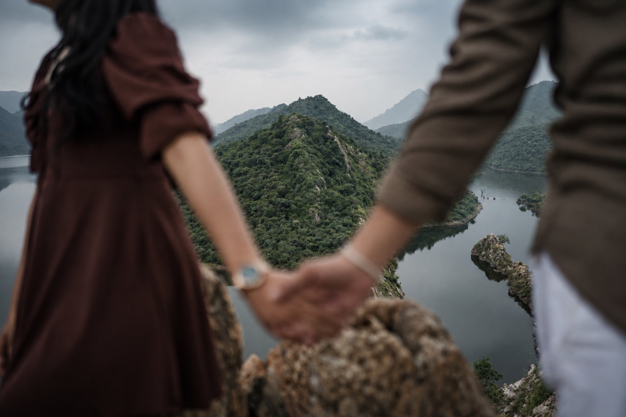 Editorial couple portrait